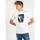 Textiel Heren T-shirts korte mouwen Les Hommes LLT215-717P | Round Neck T-Shirt Wit