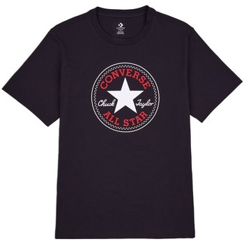 Textiel Heren T-shirts korte mouwen Converse Goto Chuck Taylor Classic Patch Zwart