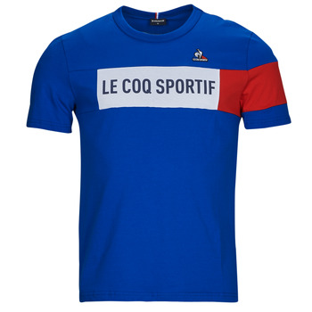 Textiel Heren T-shirts korte mouwen Le Coq Sportif TRI Tee SS N°1 M Blauw
