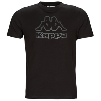 Textiel Heren T-shirts korte mouwen Kappa CREEMY Zwart