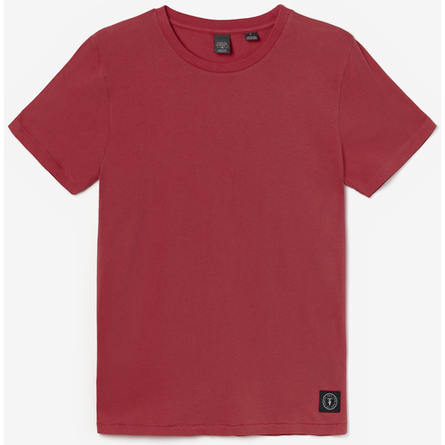 Textiel Heren T-shirts & Polo’s Le Temps des Cerises T-shirt BROWN Rood