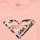 Textiel Meisjes T-shirts korte mouwen Roxy DAY AND NIGHT A Roze
