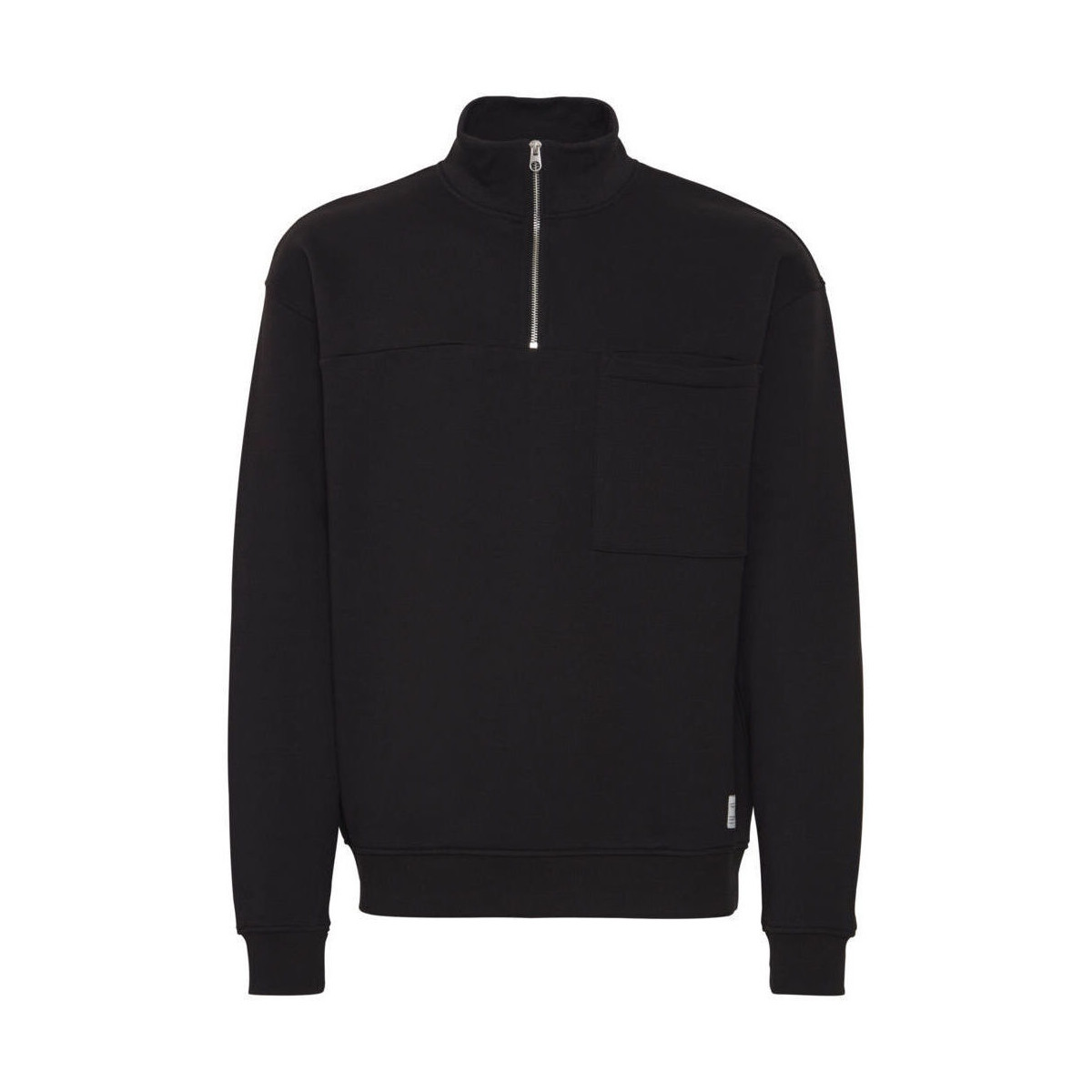 Textiel Heren Sweaters / Sweatshirts Solid Sweatshirt 1/2 zip  SDMason Zwart