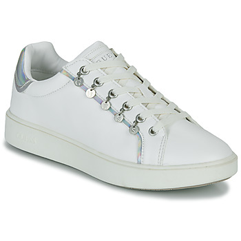 Schoenen Dames Lage sneakers Guess MELY Wit / Zilver