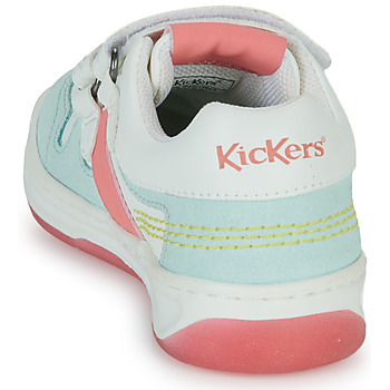 Kickers KALIDO Wit / Blauw / Roze
