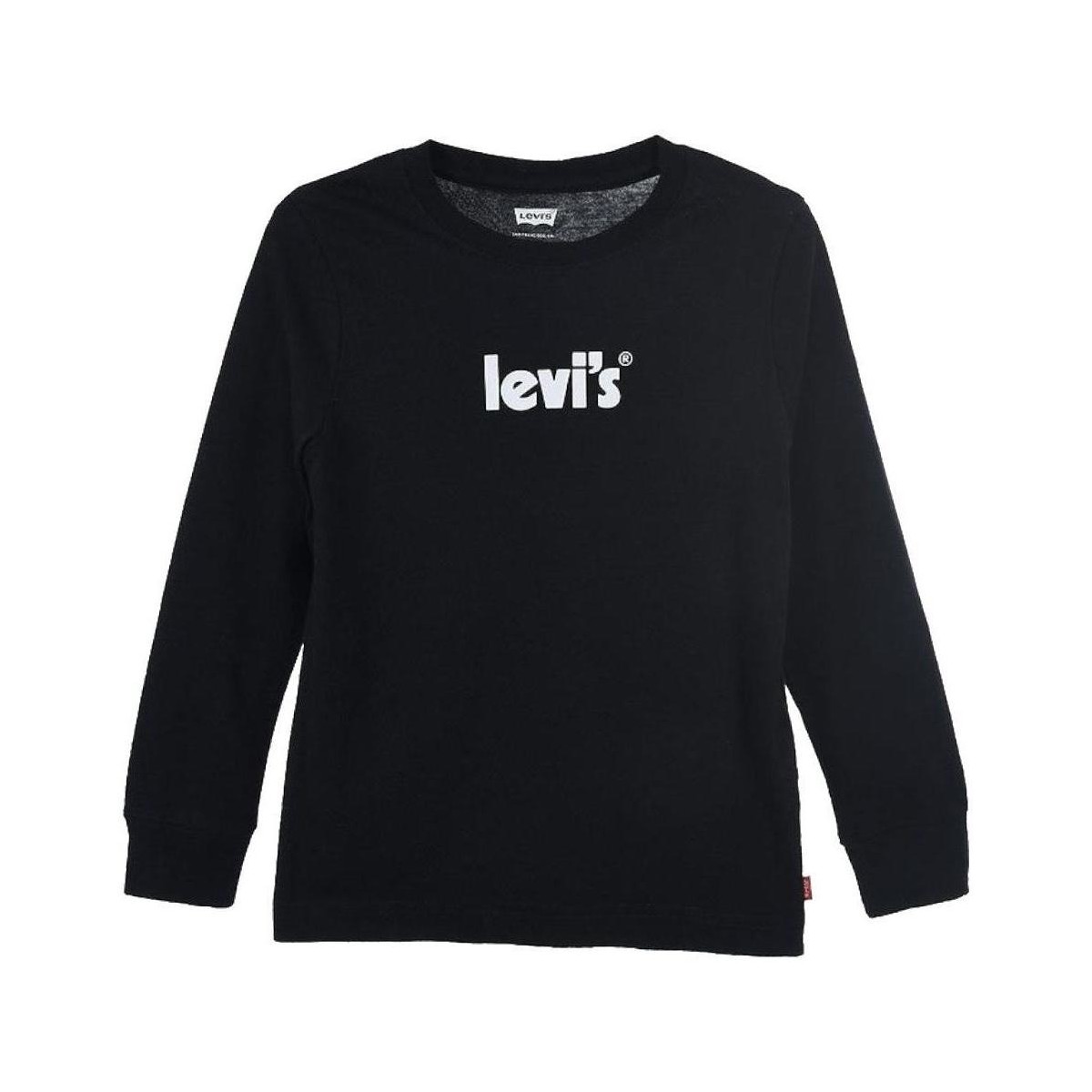 Textiel Jongens T-shirts korte mouwen Levi's  Zwart