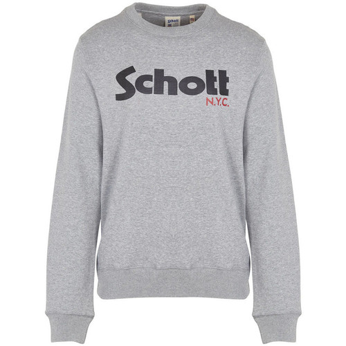 Textiel Dames Sweaters / Sweatshirts Schott  Grijs