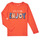 Textiel Meisjes T-shirts korte mouwen Name it NMFVIX LS TOP Orange