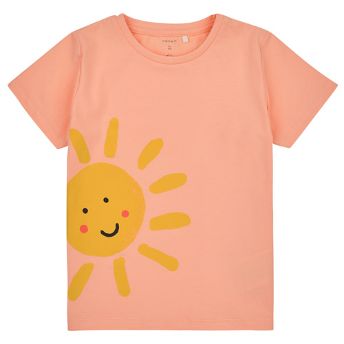 Textiel Jongens T-shirts korte mouwen Name it NMMFAMA SS TOP Orange
