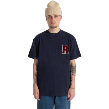 Textiel Heren T-shirts korte mouwen Revolution T-shirt  Loose Blauw
