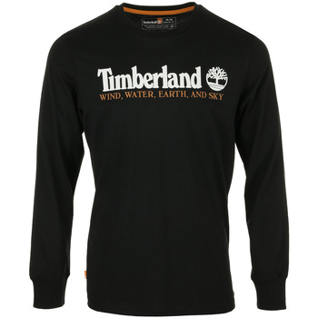 Textiel Heren T-shirts korte mouwen Timberland Yc New Core Ls Tee Zwart