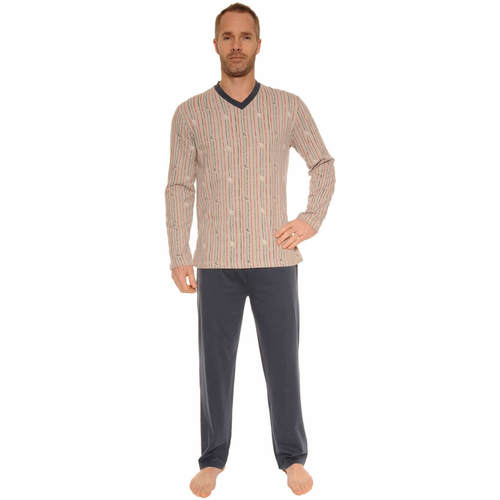 Textiel Heren Pyjama's / nachthemden Christian Cane BORNAN Beige