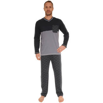 Textiel Heren Pyjama's / nachthemden Christian Cane BOLIVAR Grijs