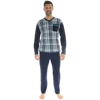 Textiel Heren Pyjama's / nachthemden Christian Cane IRWIN Blauw