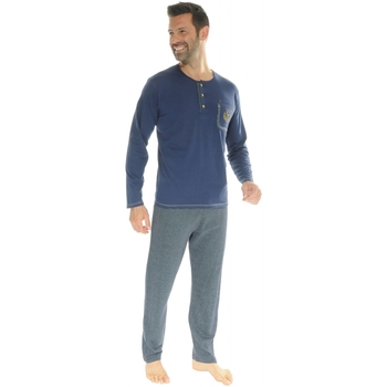 Textiel Heren Pyjama's / nachthemden Christian Cane ILIODES Blauw