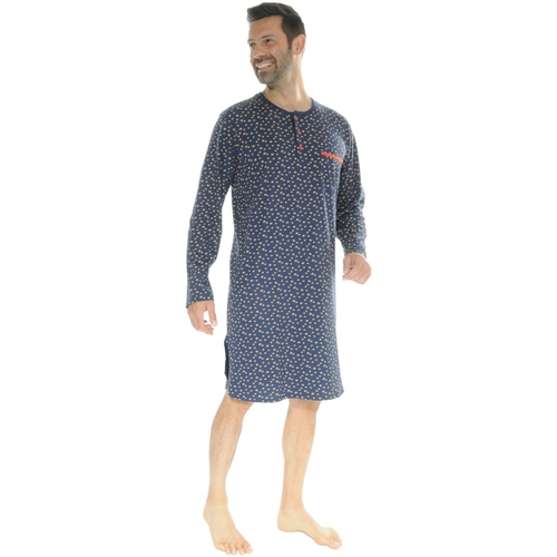 Textiel Heren Pyjama's / nachthemden Christian Cane ICARE Blauw