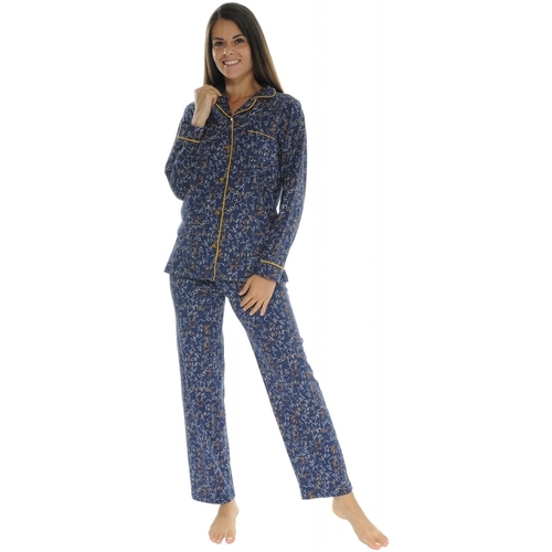 Textiel Dames Pyjama's / nachthemden Christian Cane JUNE Blauw