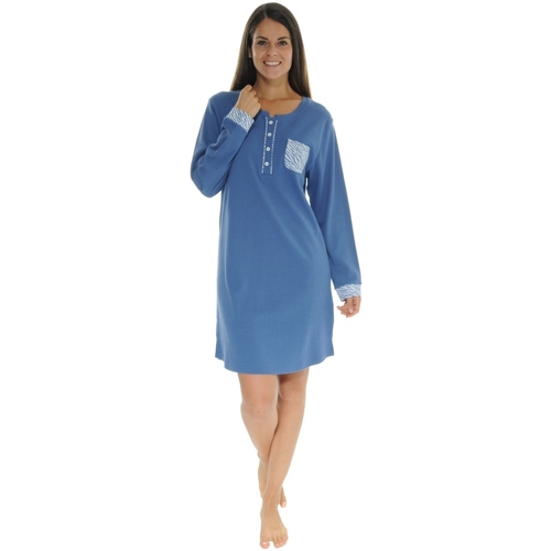 Textiel Dames Pyjama's / nachthemden Christian Cane JESS Blauw