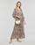 Textiel Dames Lange jurken Betty London ALMENA Leopard
