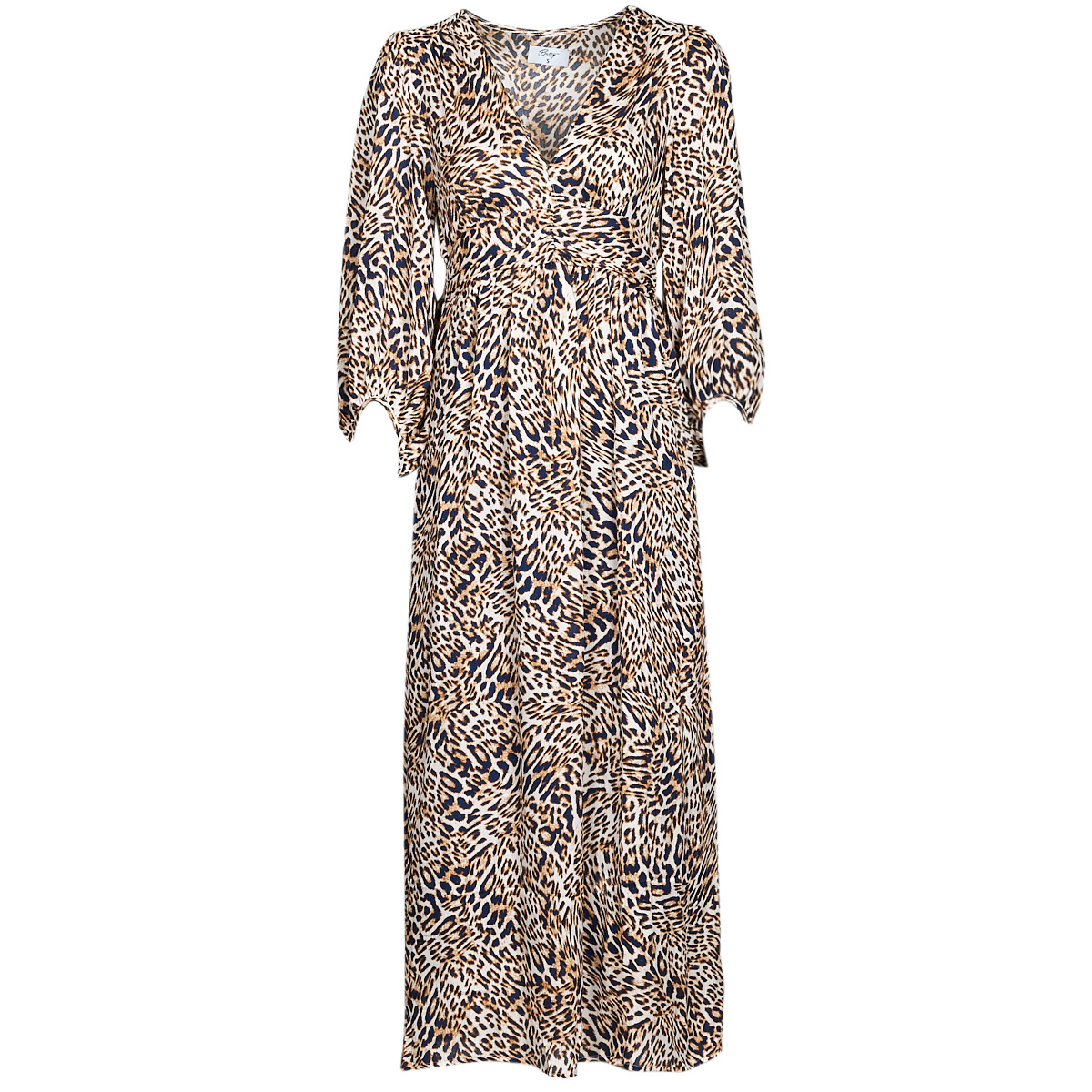 Textiel Dames Lange jurken Betty London ALMENA Leopard