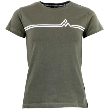 Textiel Dames T-shirts korte mouwen Peak Mountain T-shirt manches courtes femme AURELIE Groen
