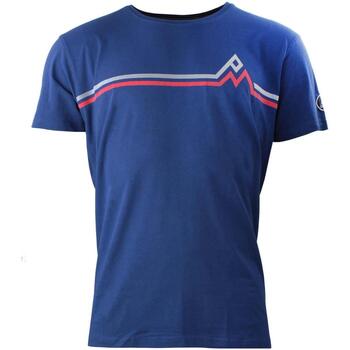 Textiel Heren T-shirts korte mouwen Peak Mountain T-shirt manches courtes homme CASA Marine