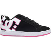 Schoenen Dames Sneakers DC Shoes Court graffik 300678 BLACK/HOT PINK (BHP) Zwart