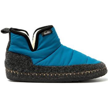 Schoenen Sloffen Nuvola. Boot New Wool Blauw
