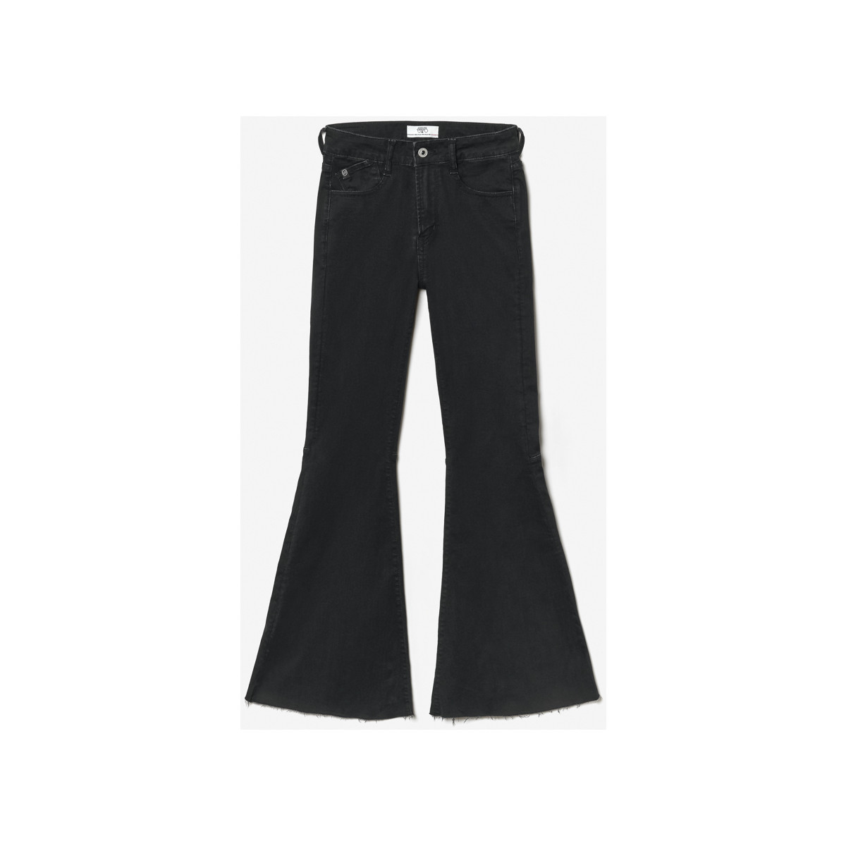 Textiel Dames Jeans Le Temps des Cerises Jeans flare ALBERTA, lengte 34 Zwart