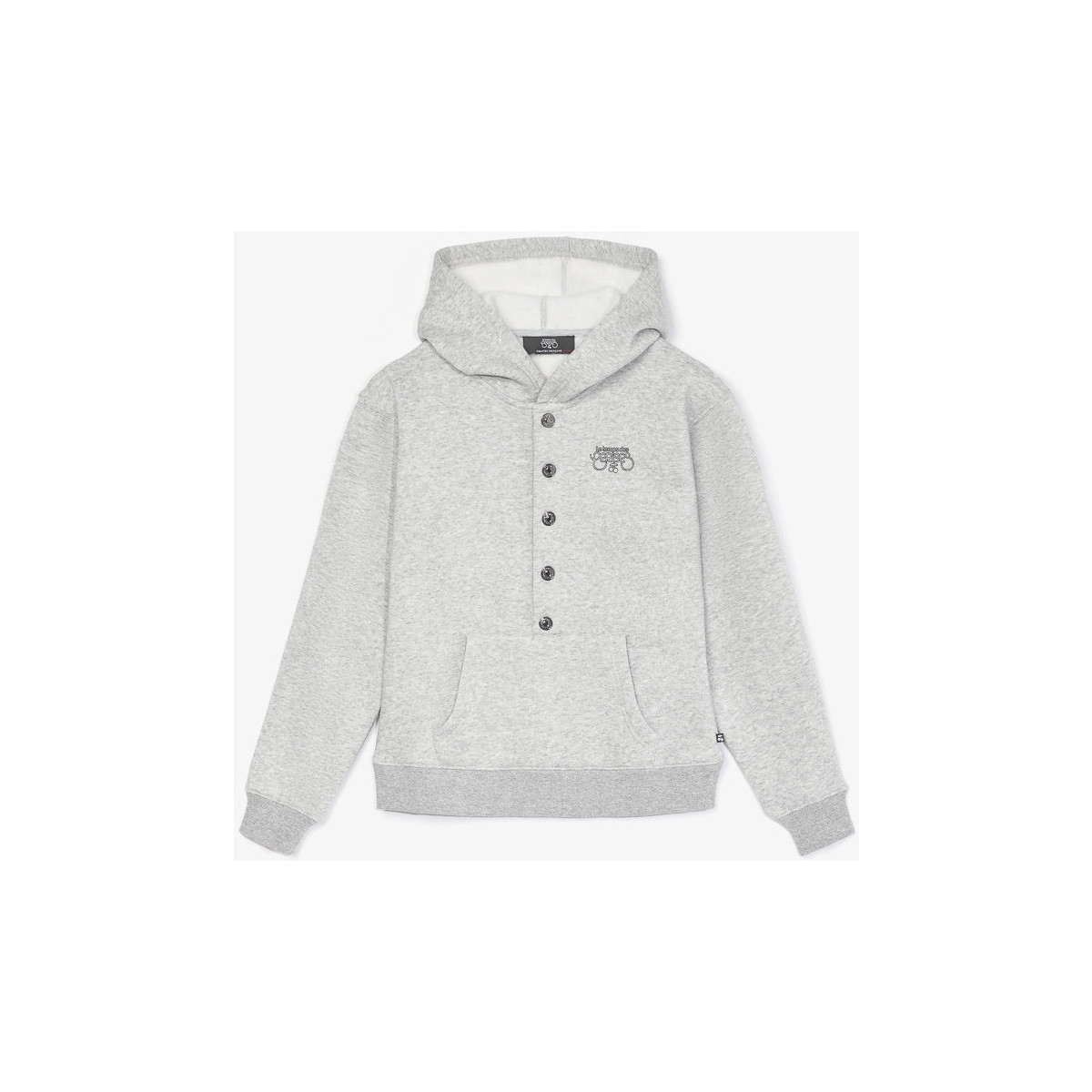 Textiel Meisjes Sweaters / Sweatshirts Le Temps des Cerises Sweater met capuchon MABELGI Grijs