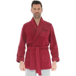 Textiel Heren Pyjama's / nachthemden Christian Cane BAIKAL Rood