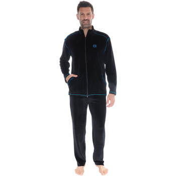 Textiel Heren Pyjama's / nachthemden Christian Cane BRANT Zwart