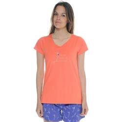Textiel Dames Pyjama's / nachthemden Christian Cane FAUSTINE Orange