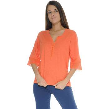 Textiel Dames Pyjama's / nachthemden Christian Cane MANUELA Orange