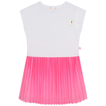 Textiel Meisjes Korte jurken Billieblush U12799-10P Wit / Roze