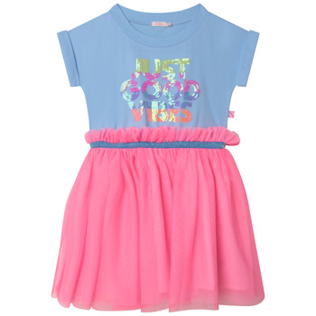 Textiel Meisjes Korte jurken Billieblush U12811-798 Blauw / Roze