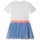 Textiel Meisjes Korte jurken Billieblush U12800-10P Wit / Blauw
