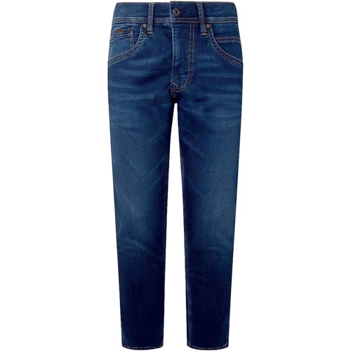 Textiel Heren Broeken / Pantalons Pepe jeans VAQUERO REGULAR TRACK HOMBRE   PM206328 Blauw