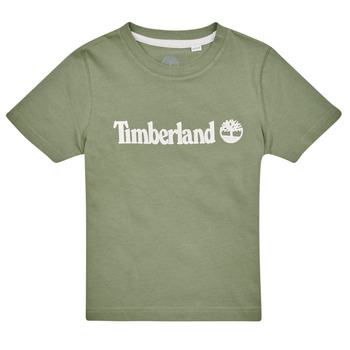 Textiel Jongens T-shirts korte mouwen Timberland T25T77 Kaki