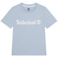 Textiel Jongens T-shirts korte mouwen Timberland T25T77 Blauw / Clair
