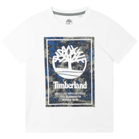 Textiel Jongens T-shirts korte mouwen Timberland T25T79-10P Wit
