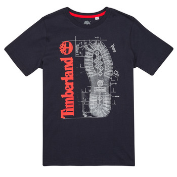 Textiel Jongens T-shirts korte mouwen Timberland T25T82 Zwart