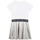 Textiel Meisjes Korte jurken MICHAEL Michael Kors R12161-M31-C Wit / Zilver