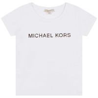 Textiel Meisjes T-shirts korte mouwen MICHAEL Michael Kors  Wit