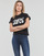 Textiel Dames T-shirts korte mouwen Replay W3588G Zwart