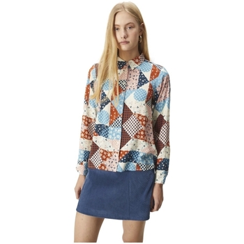 Textiel Dames Tops / Blousjes Compania Fantastica COMPAÑIA FANTÁSTICA Shirt 41006 - Patchwork Multicolour
