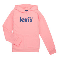 Textiel Meisjes Sweaters / Sweatshirts Levi's LVG SQUARE POCKET HOODIE Roze