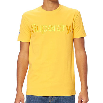 Textiel Heren T-shirts & Polo’s Superdry  Geel