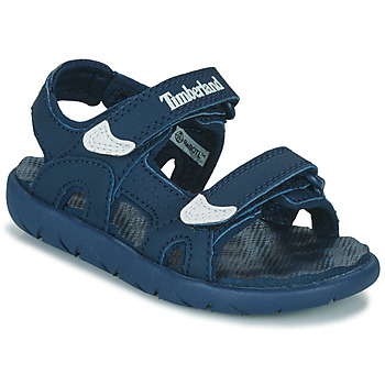 Schoenen Jongens Sandalen / Open schoenen Timberland PERKINS ROW 2-STRAP Blauw