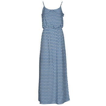 Textiel Dames Lange jurken Only ONLNOVA LIFE STRAP MAXI DRESS Blauw / Wit